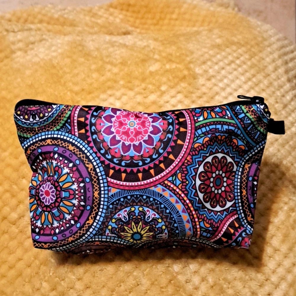 New Paisley waterproof makeup bag